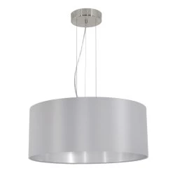 Eglo Maserlo Large Grey And Silver Fabric Pendant Light 8 Eglo Maserlo Large Grey And Silver Fabric Pendant Light -Eglo eglo maserlo large grey and silver fabric pendant light p2132 4015 image