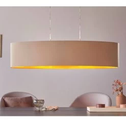 Eglo Maserlo Large Oval Taupe And Gold Fabric Pendant Light 8 Eglo Maserlo Large Oval Taupe And Gold Fabric Pendant Light -Eglo eglo maserlo large oval taupe and gold fabric pendant light p2121 92151 image