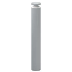 Eglo Melzo LED IP44 Outdoor Post Light In Silver