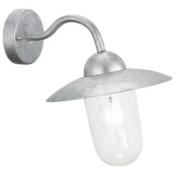 Eglo Milton Outdoor IP44 Galvanized Steel Wall Light
