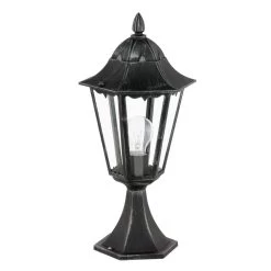 Eglo Navedo Black IP44 Exterior Cast Aluminium Pedestal Light