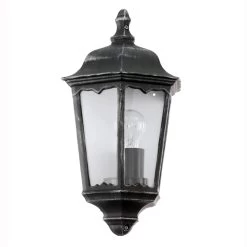 Eglo Navedo Black IP44 Exterior Cast Aluminium Wall Light