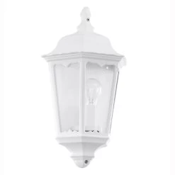 Eglo Navedo White IP44 Exterior Cast Aluminium Wall Light