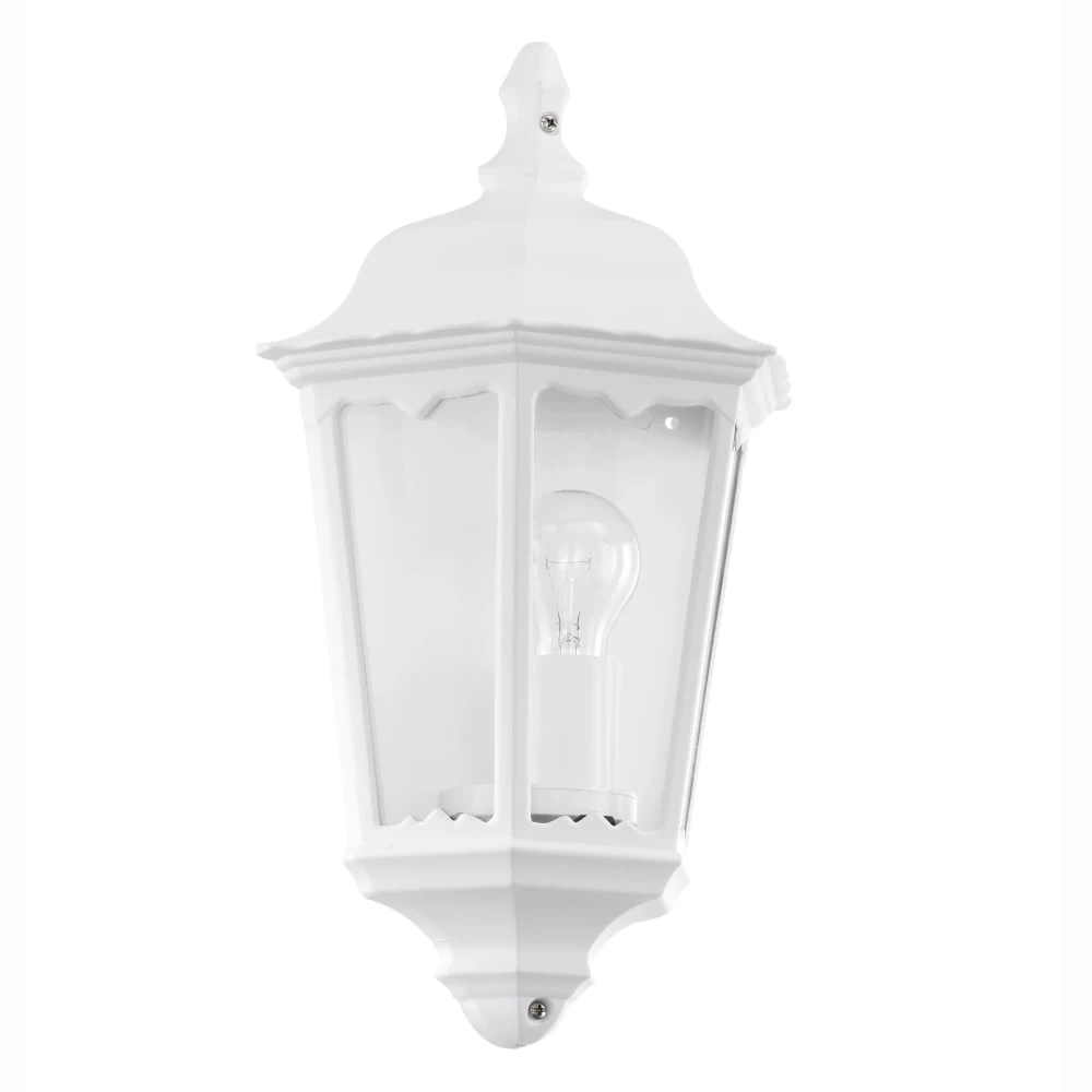 Eglo Navedo White IP44 Exterior Cast Aluminium Wall Light 3 Eglo Navedo White IP44 Exterior Cast Aluminium Wall Light