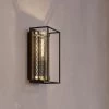 Eglo Nohales Wall Light In Black With Metal Mesh Element In Brass -Eglo eglo nohales wall light in black with metal mesh element in brass p23750 90728 image