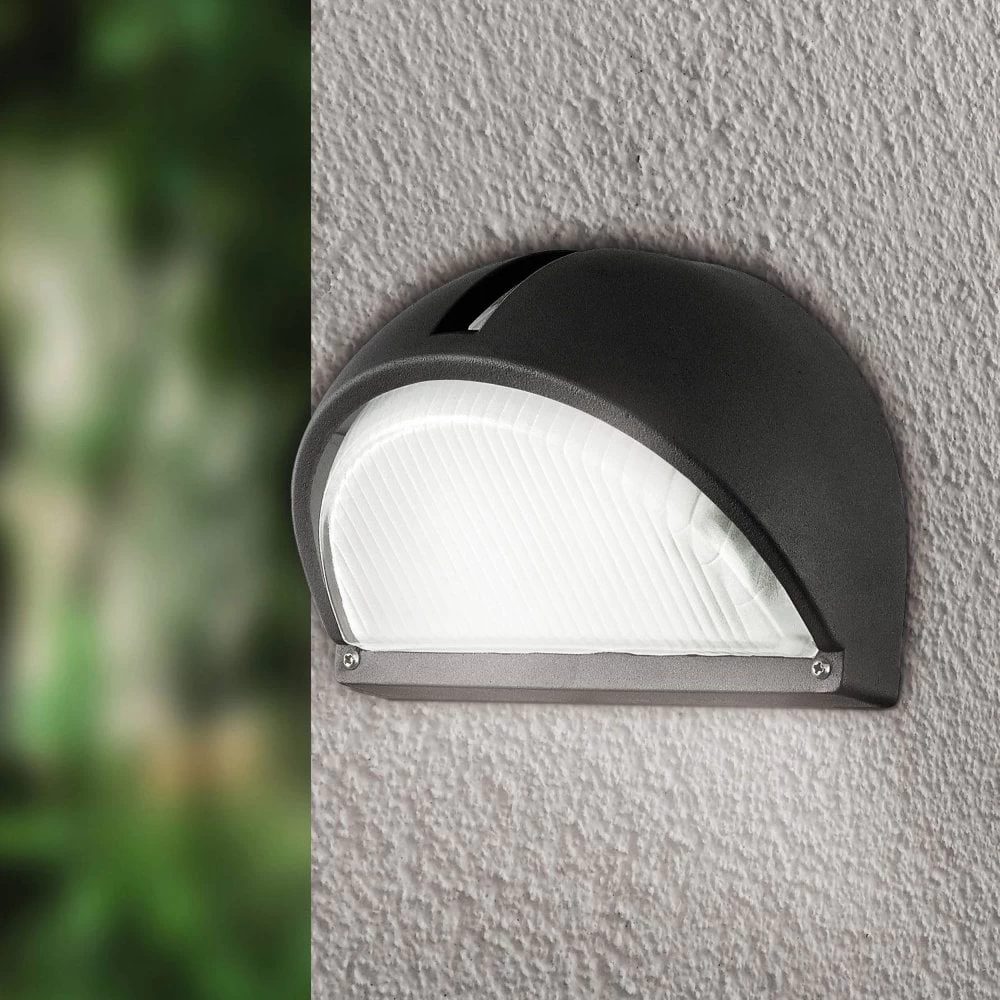 Eglo Onja IP44 Outdoor Wall Light In Black 3 Eglo Onja IP44 Outdoor Wall Light In Black