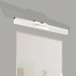 Eglo Palmital IP44 LED Wall Light In Clear Acrylic And Chrome