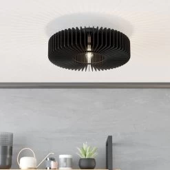 Eglo Palombaia 500mm Ceiling Light In Black