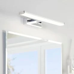 Eglo Pandella 1 400 LED Bathroom Mirror Wall Light In Chrome