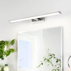 Eglo Pandella 1 600 LED Bathroom Mirror Wall Light In Chrome