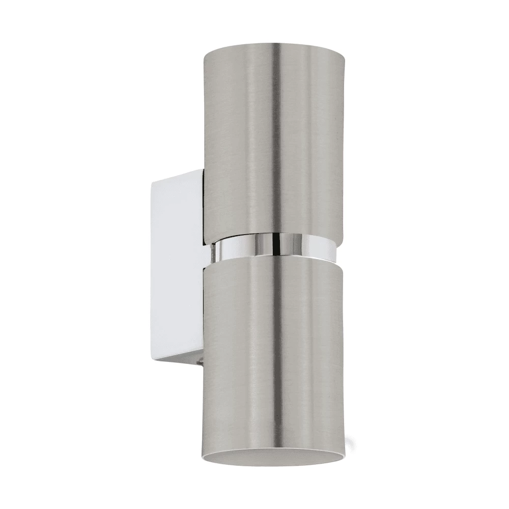 Eglo Passa Satin Nickel And Chrome Wall Light 4 Eglo Passa Satin Nickel And Chrome Wall Light - Image 2