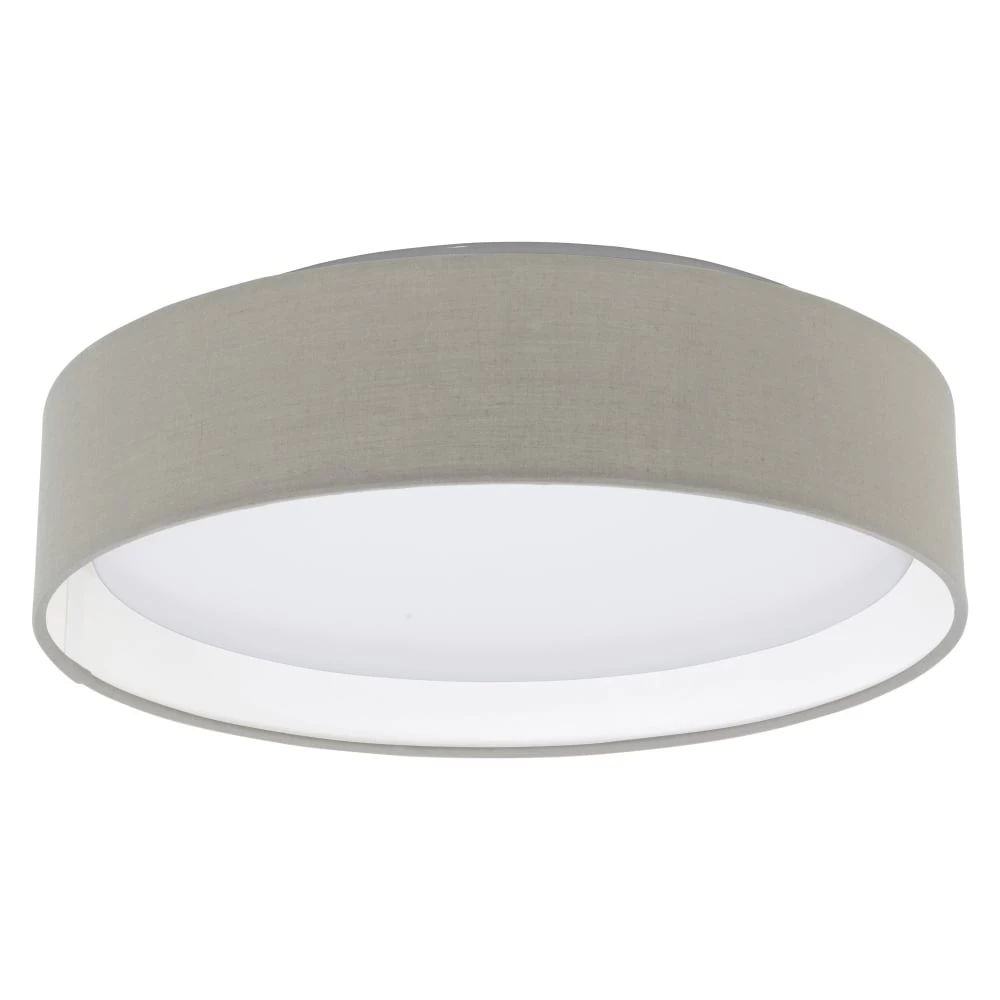 Eglo Pasteri LED Taupe Fabric Ceiling Light 4 Eglo Pasteri LED Taupe Fabric Ceiling Light - Image 2