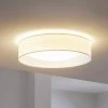 Eglo Pasteri LED White Fabric Flush Ceiling Light -Eglo eglo pasteri led white fabric flush ceiling light p2165 3901 image