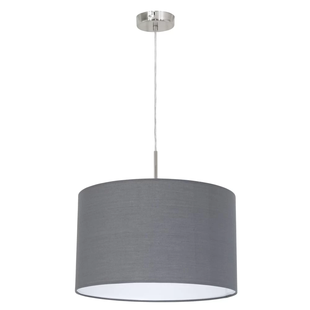 Eglo Pasteri Small Grey And White Pendant Light 4 Eglo Pasteri Small Grey And White Pendant Light - Image 2