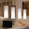 Eglo Pinto Four Drop Transparent And White Glass Pendant -Eglo eglo pinto four drop transparent and white glass pendant p696 85712 image
