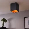 Eglo Polasso Square Surface Mount Ceiling Downlight In Black And Copper 2 Eglo Polasso Square Surface Mount Ceiling Downlight In Black And Copper -Eglo eglo polasso square surface mount ceiling downlight in black and copper p4782 92217 image