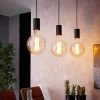 Eglo Pozueta Triple Drop Bar Pendant In Black -Eglo eglo pozueta triple drop bar pendant in black p17572 92113 image