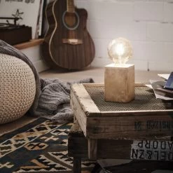 Eglo Prestwick Table Lamp In A Grey Concrete-Style Finish 8 Eglo Prestwick Table Lamp In A Grey Concrete-Style Finish -Eglo eglo prestwick table lamp in a grey concrete style finish p15579 47085 image