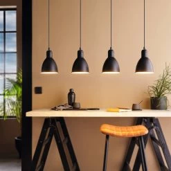 Eglo Priddy Four Drop Bar Pendant Light In Black 10 Eglo Priddy Four Drop Bar Pendant Light In Black -Eglo eglo priddy four drop bar pendant light in black p2442 89366 image