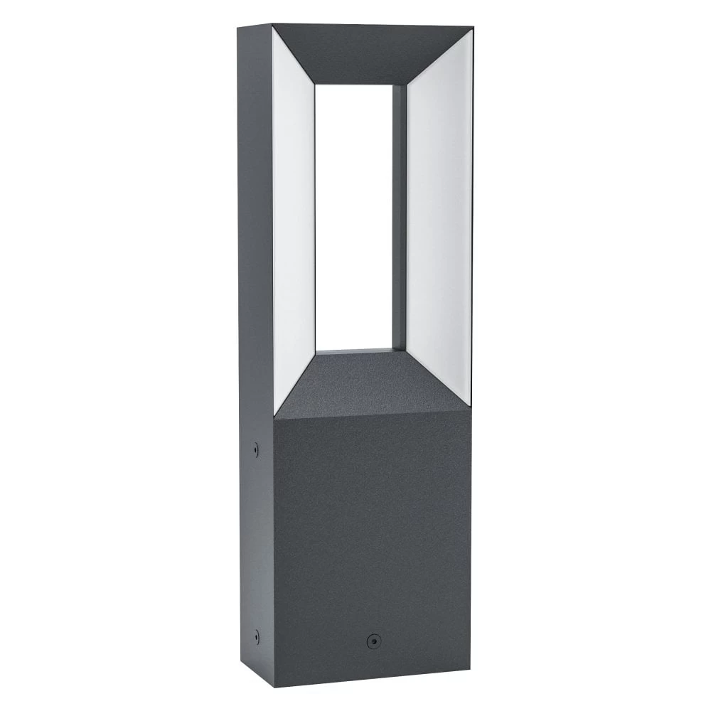 Eglo Riforano IP54 LED Pedestal Light In Black 3 Eglo Riforano IP54 LED Pedestal Light In Black