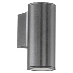 Eglo Riga IP44 Exterior Down Wall Light In Anthracite