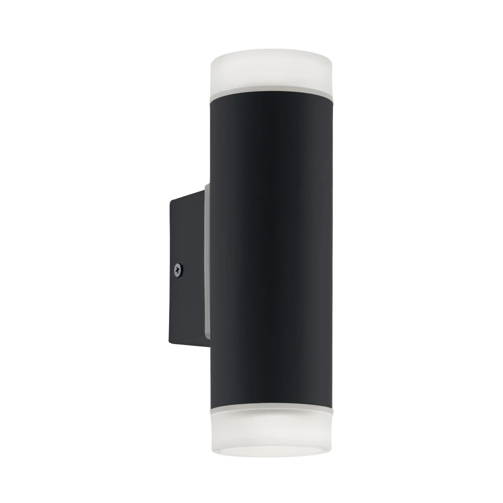 Eglo Riga LED Exterior Up And Down Wall Light In Black 3 Eglo Riga LED Exterior Up And Down Wall Light In Black