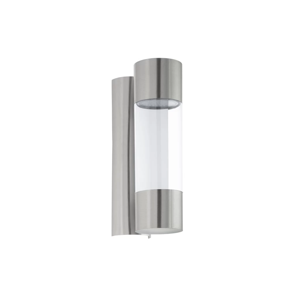Eglo Robledo IP44 Exterior LED Wall Light In Stainless Steel 4 Eglo Robledo IP44 Exterior LED Wall Light In Stainless Steel - Image 2