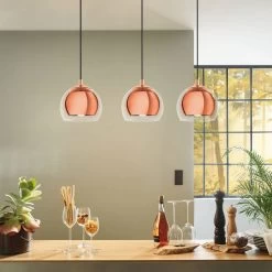 Eglo Rocamar Triple Bar Copper And Glass Pendant 13 Eglo Rocamar Triple Bar Copper And Glass Pendant -Eglo eglo rocamar triple bar copper and glass pendant p5972 85771 image