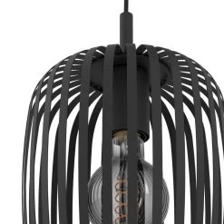 Eglo Romazzina Triple Drop Round Steel Pendant In A Black Finish 9 Eglo Romazzina Triple Drop Round Steel Pendant In A Black Finish -Eglo eglo romazzina triple drop round steel pendant in a black finish p23945 92733 image