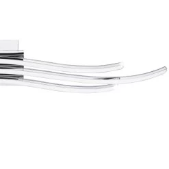 Eglo Roncade Three Arm Wave Design LED Light In Chrome -Eglo eglo roncade three arm wave design led light in chrome p5919 10637 image