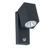 Eglo Sakeda IP44 Exterior PIR LED Wall Spot Light In Anthracite -Eglo eglo sakeda ip44 exterior pir led wall spot light in anthracite p22559 84290 image