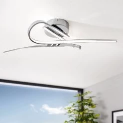 Eglo Selvina 700 LED Ceiling Light In Chrome