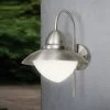 Eglo Sidney Outdoor IP44 Stainless Steel Wall Light