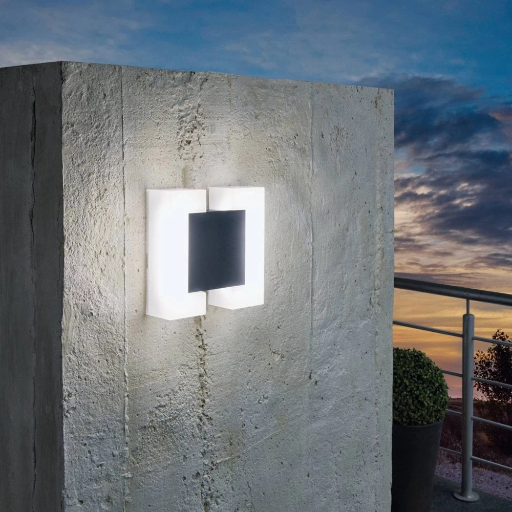 Eglo Sitia IP44 LED Outdoor Wall Light In Anthracite 3 Eglo Sitia IP44 LED Outdoor Wall Light In Anthracite