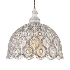 Eglo Talbot 2 Antique White Pendant Light