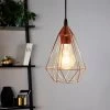 Eglo Tarbes Copper Coloured Breakfast Bar Cage Light -Eglo eglo tarbes copper coloured breakfast bar cage light p2446 85508 image