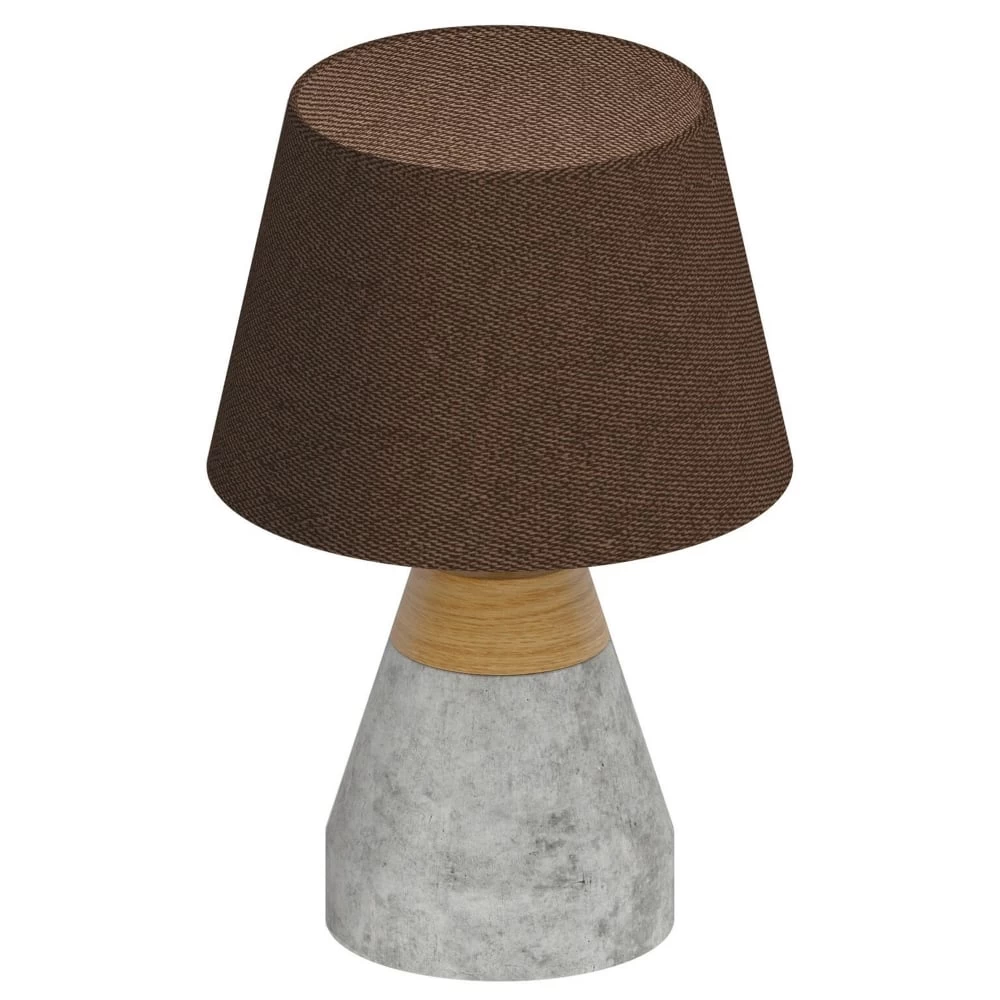 Eglo Tarega Concrete And Wood Table Lamp 4 Eglo Tarega Concrete And Wood Table Lamp - Image 2