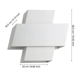 Eglo Timparossa Wall Light In White -Eglo eglo timparossa wall light in white p23886 91942 image