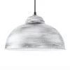 Eglo Truro 2 Antique Silver Finish Vintage Steel Pendant
