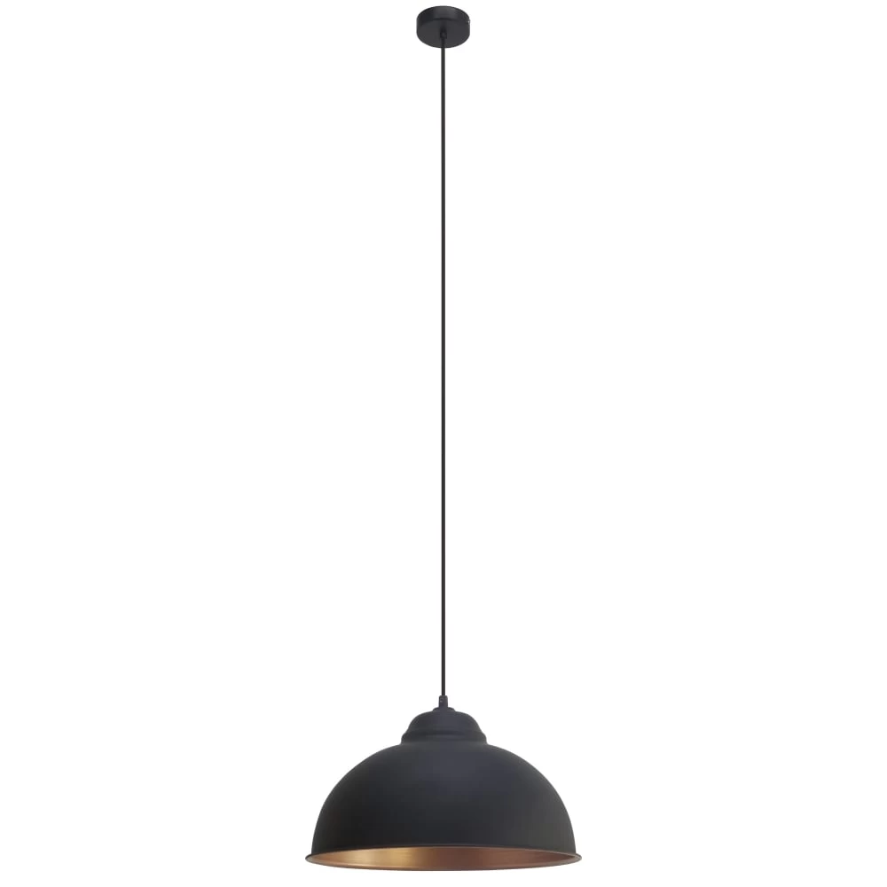 Eglo Truro 2 Black And Copper 370 Pendant Light 5 Eglo Truro 2 Black And Copper 370 Pendant Light - Image 3