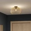 Eglo Venezuela Ceiling Light In Black And Gold
