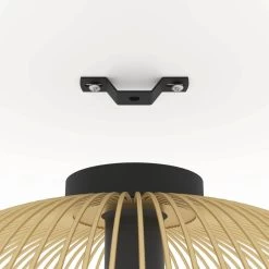 Eglo Venezuela Ceiling Light In Black And Gold -Eglo eglo venezuela ceiling light in black and gold p22751 85532 image