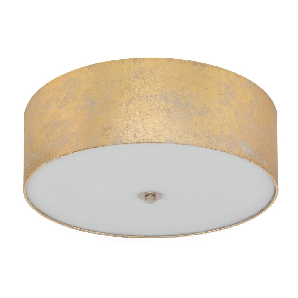 Eglo Viserbella Champagne Gold Fabric Large Flush Ceiling Light 3 Eglo Viserbella Champagne Gold Fabric Large Flush Ceiling Light
